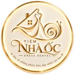 Logo tròn Tiệm Nhà Ốc